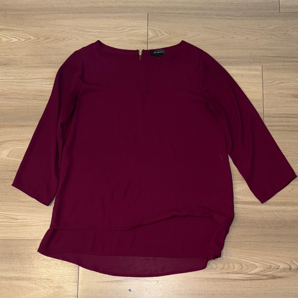 Deep Burgundy Women's Blouse